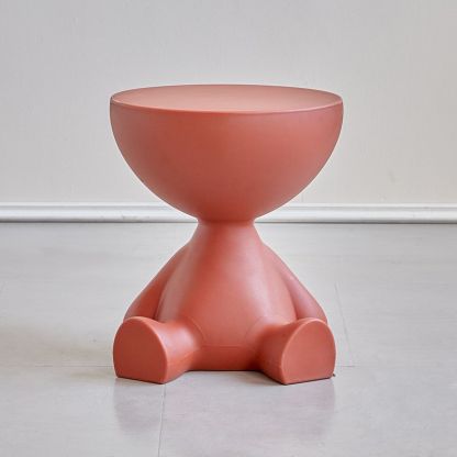 Minimalist Flat Round End Table