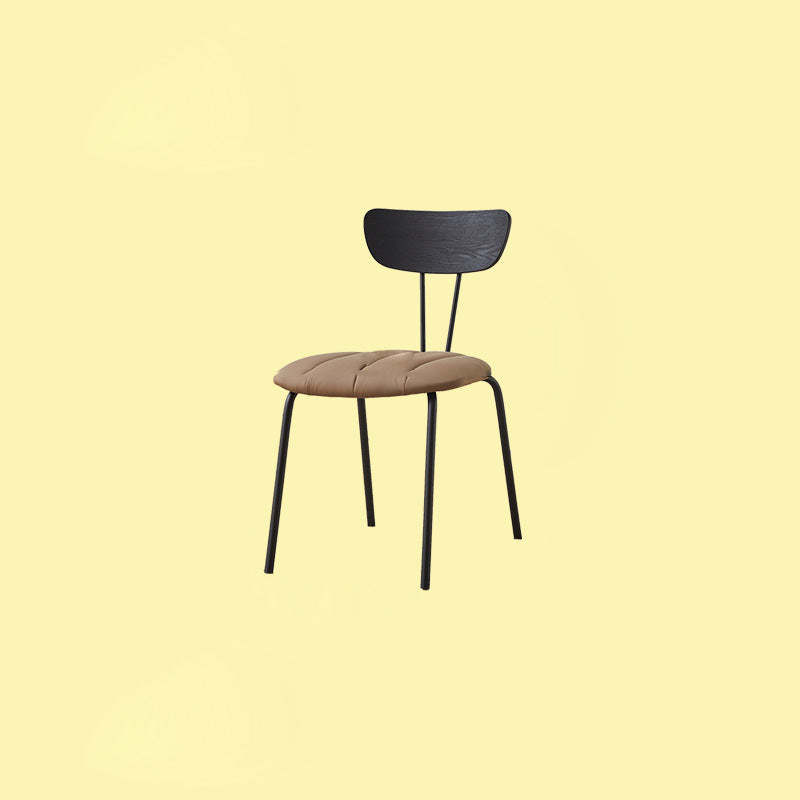Contemporary PU Leather Steel Dining Chair