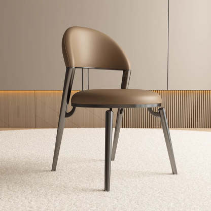 Modern Cushion Lambswool Titanium Dining Chair