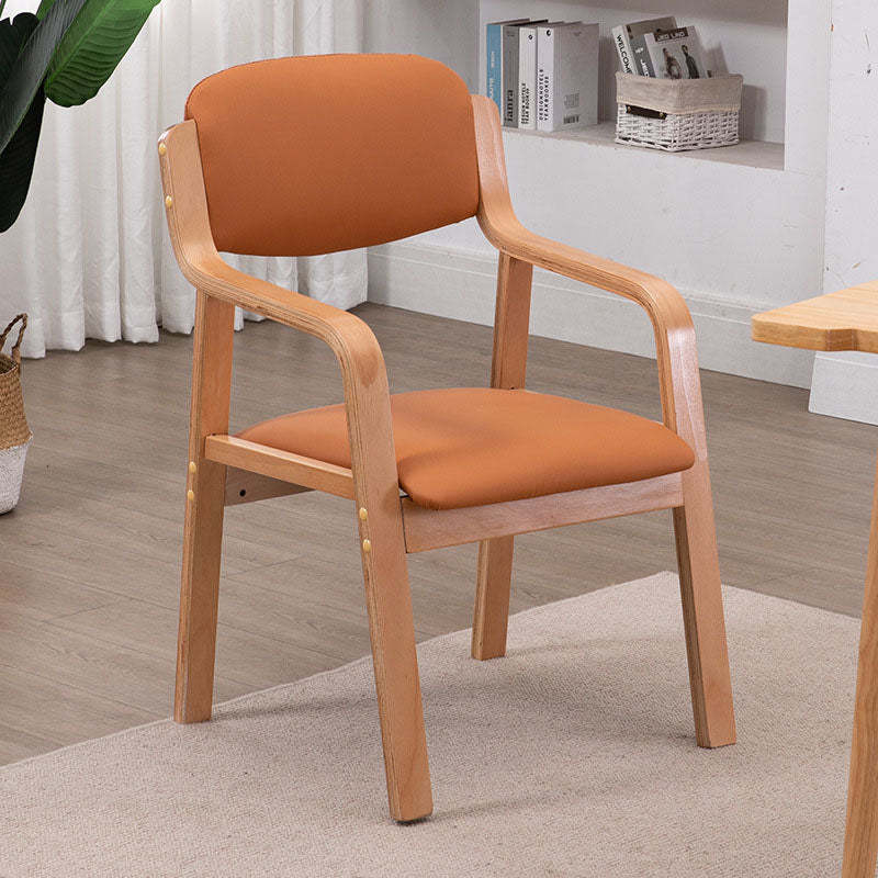 Modern Fabric Wood Dining Chair