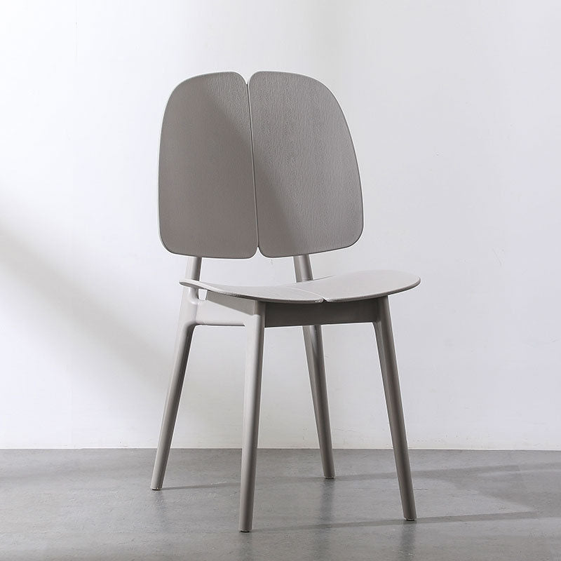 Scandinavian Plastic Steel Dining Chair