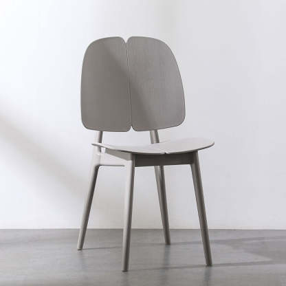 Scandinavian Plastic Steel Dining Chair