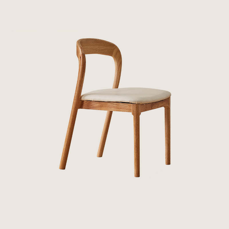 Vintage Braided Rope Wood Dining Chair