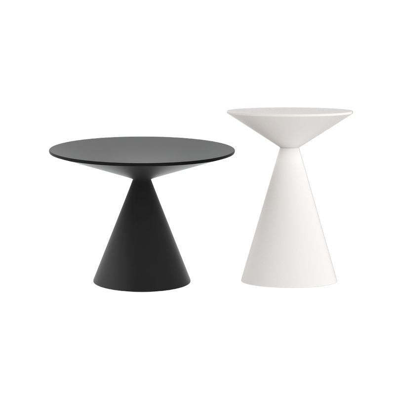 Minimalist Cone Aluminum End Table