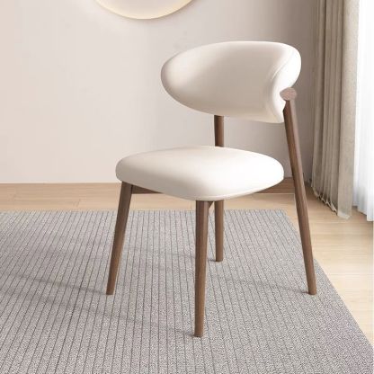 Nordic Leather Metal Dining Chair
