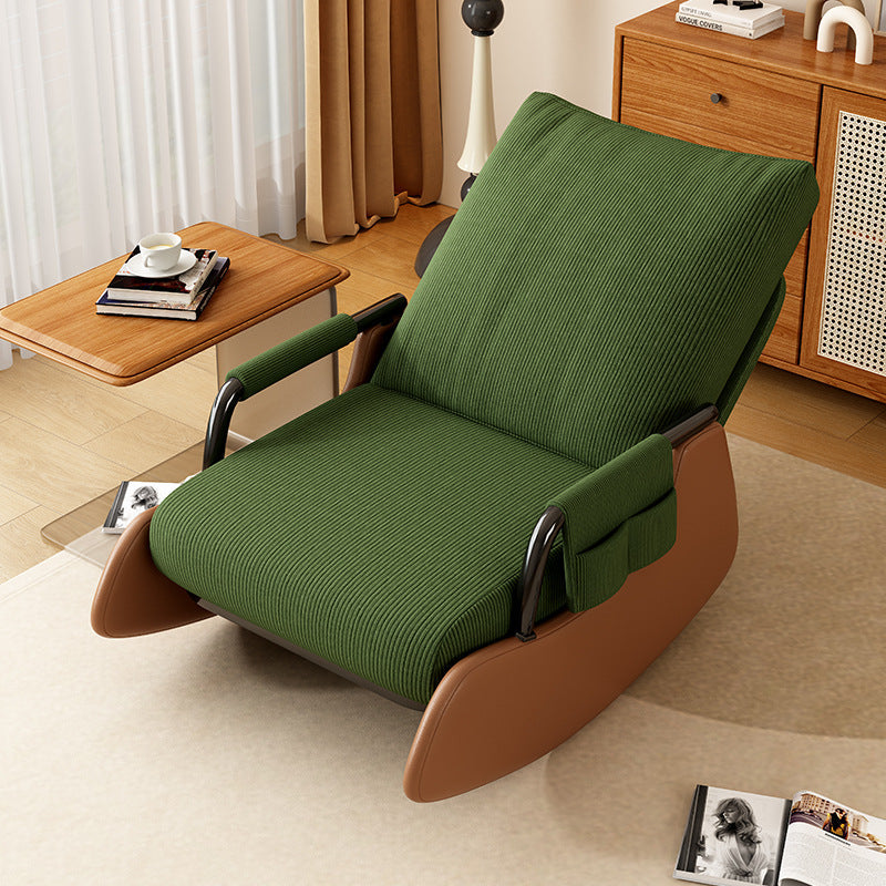 Modern Corduroy Leather Foldable Recliner