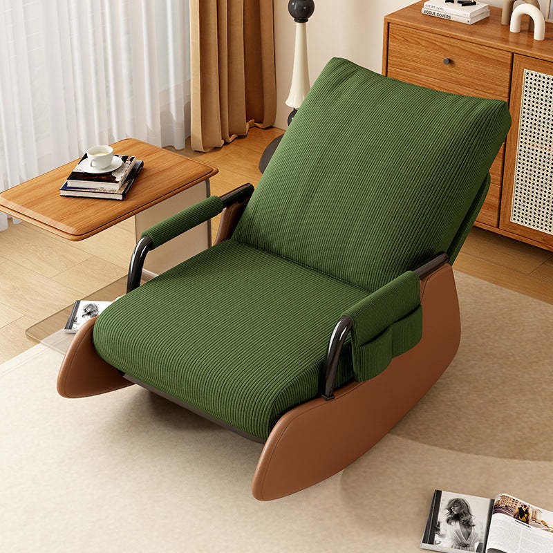 Modern Corduroy Leather Foldable Recliner