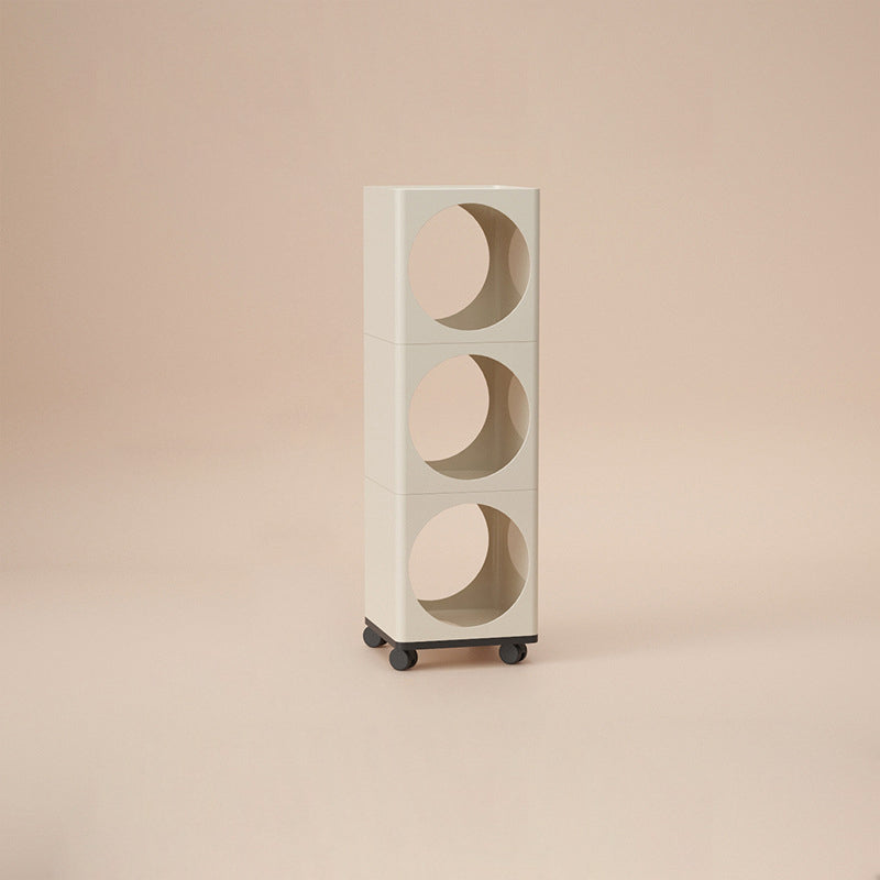 Modern Cubic Round Movable End Table