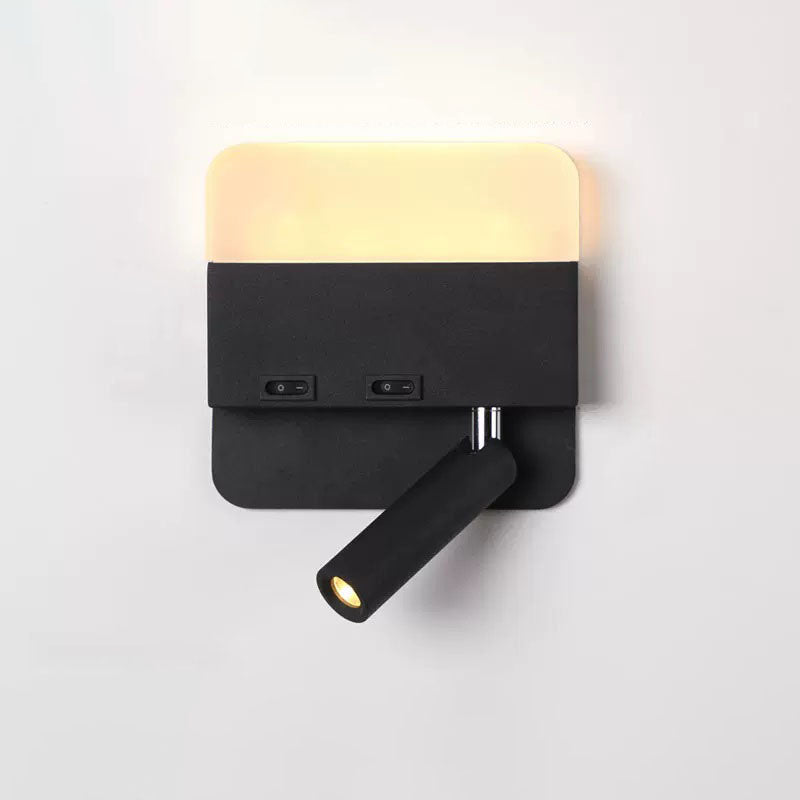 Minimalist Acrylic Aluminum LED Reading Sconce