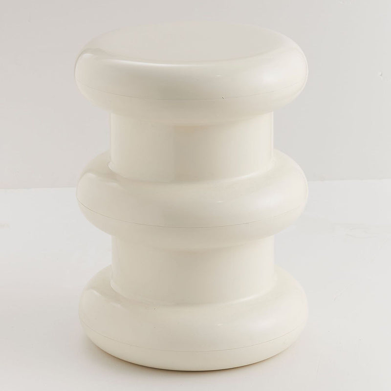 Scandinavian Acrylic Cylinder Vanity Stool