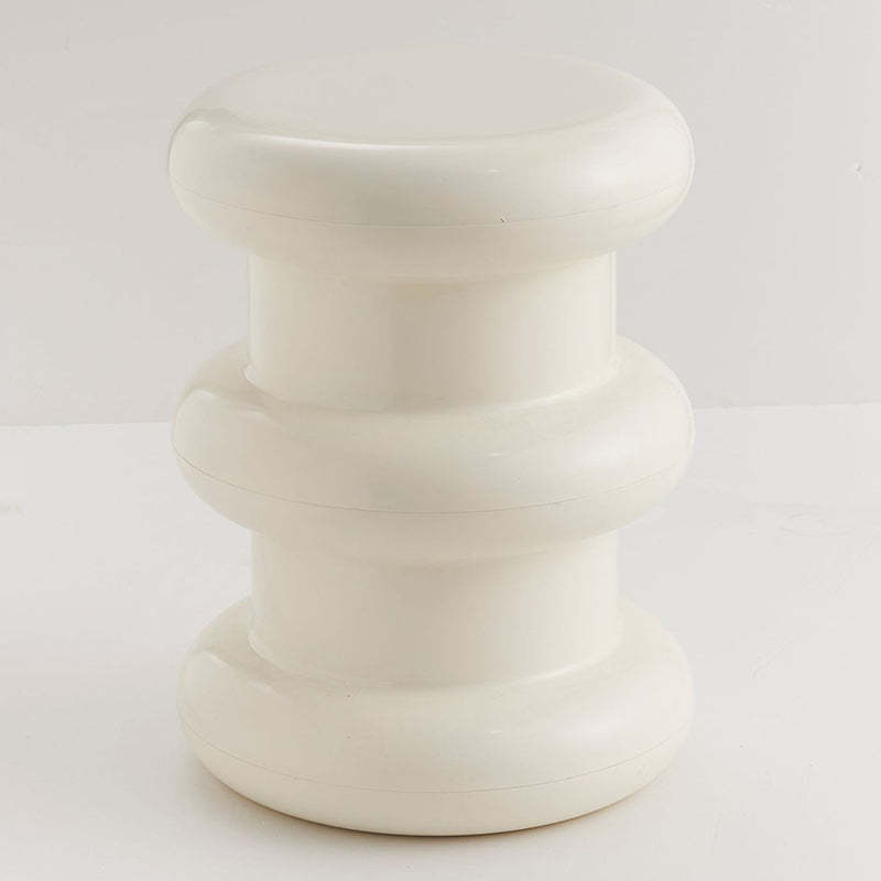 Scandinavian Acrylic Cylinder Vanity Stool