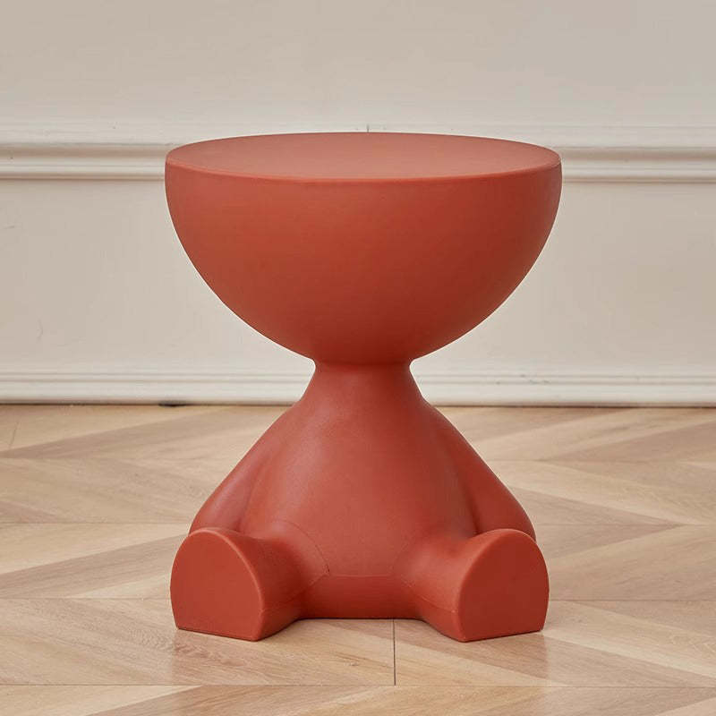 Scandinavian Cartoon Bear Base End Table