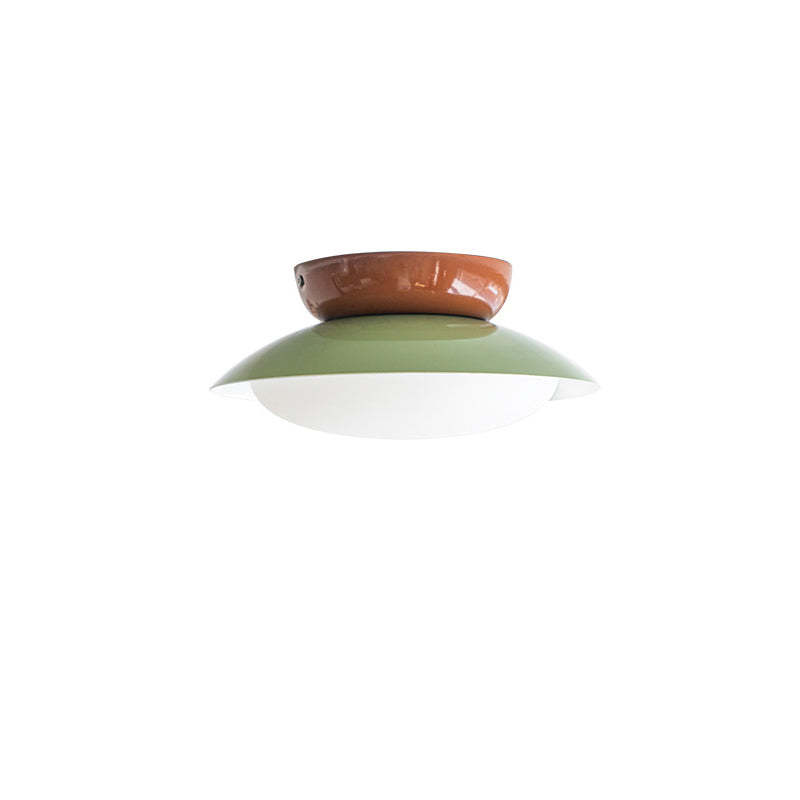 Scandinavian Macaron Semicircle Ceiling Light