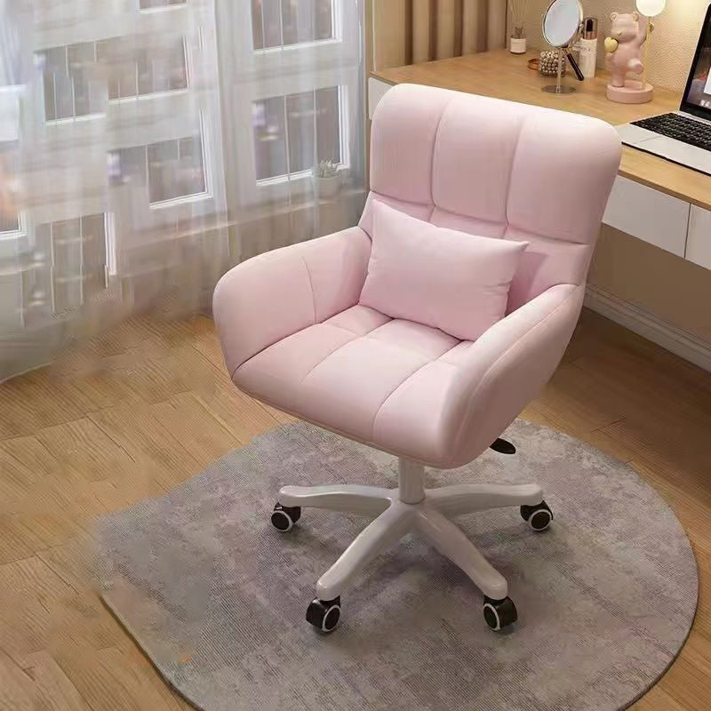 Minimalist Velvet Cotton Nylon Desk Chair
