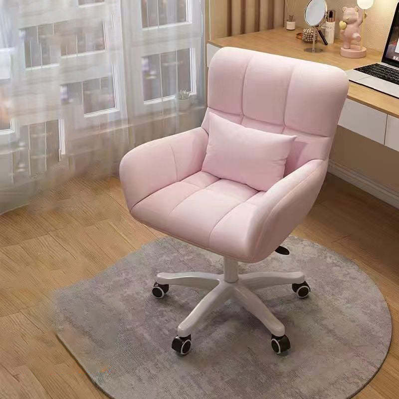 Minimalist Velvet Cotton Nylon Desk Chair