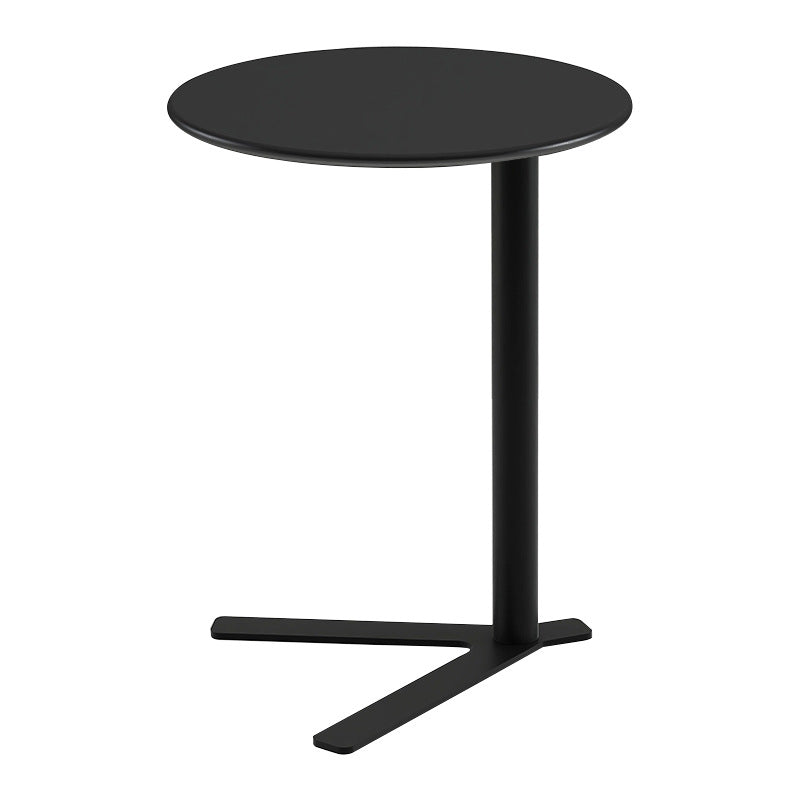 Scandinavian V-Base Iron End Table