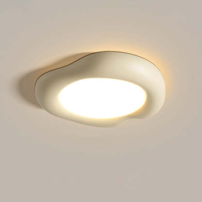 Minimalist Apple Shape LED Flush Mount Light