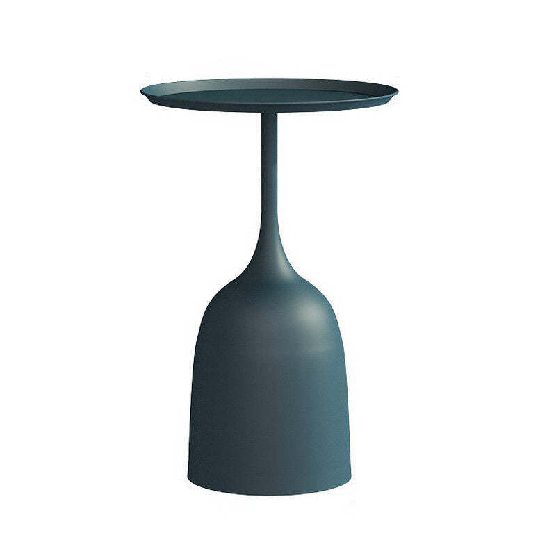 Scandinavian Metal Iron Marble End Table