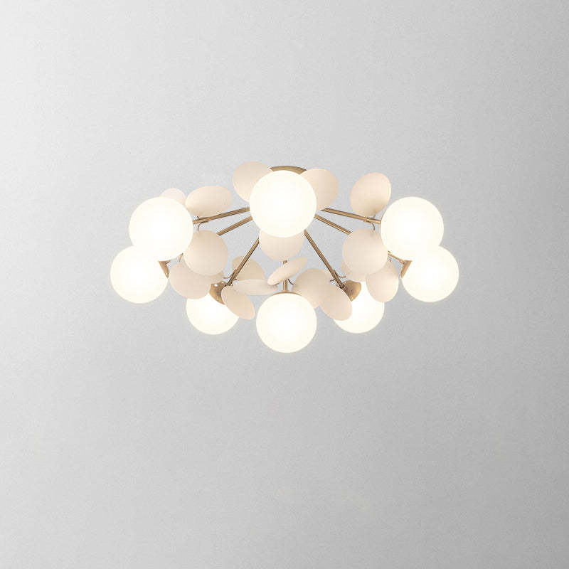 Nordic Iron Flower Branch Ceiling Light