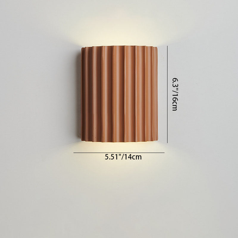Nordic Resin Tiles 2-Light Sconce