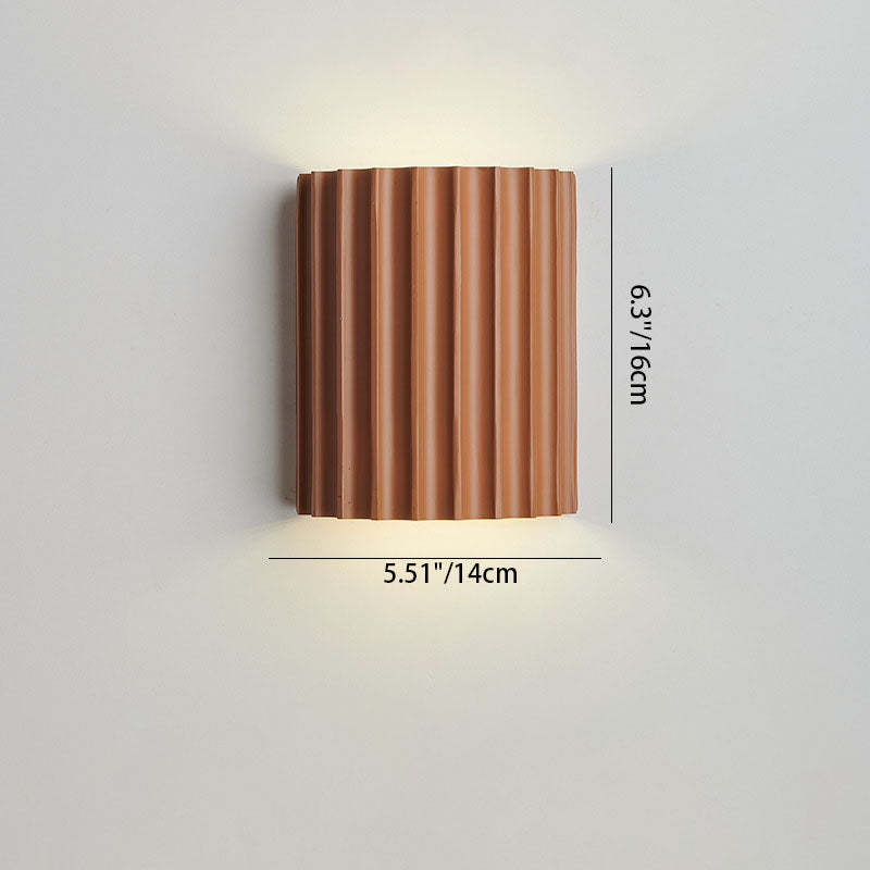 Nordic Resin Tiles 2-Light Sconce