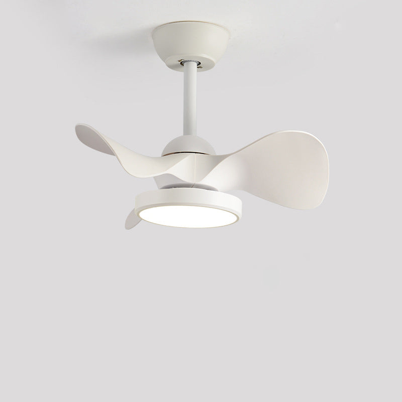 Retro Round Acrylic LED Ceiling Fan Light