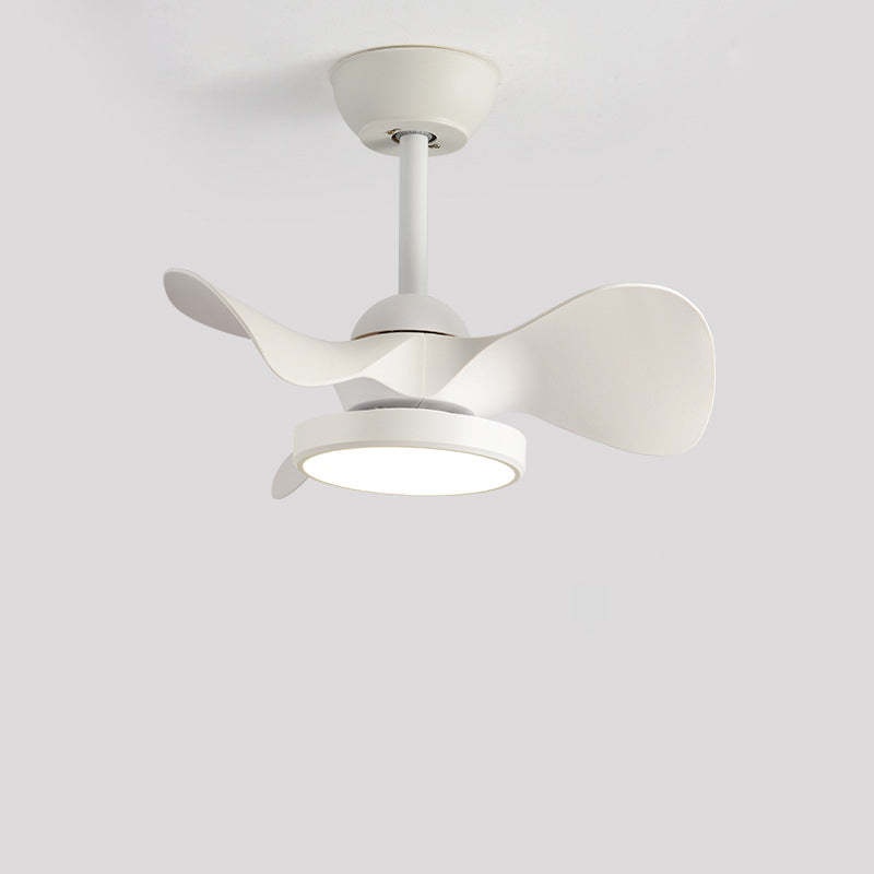 Retro Round Acrylic LED Ceiling Fan Light
