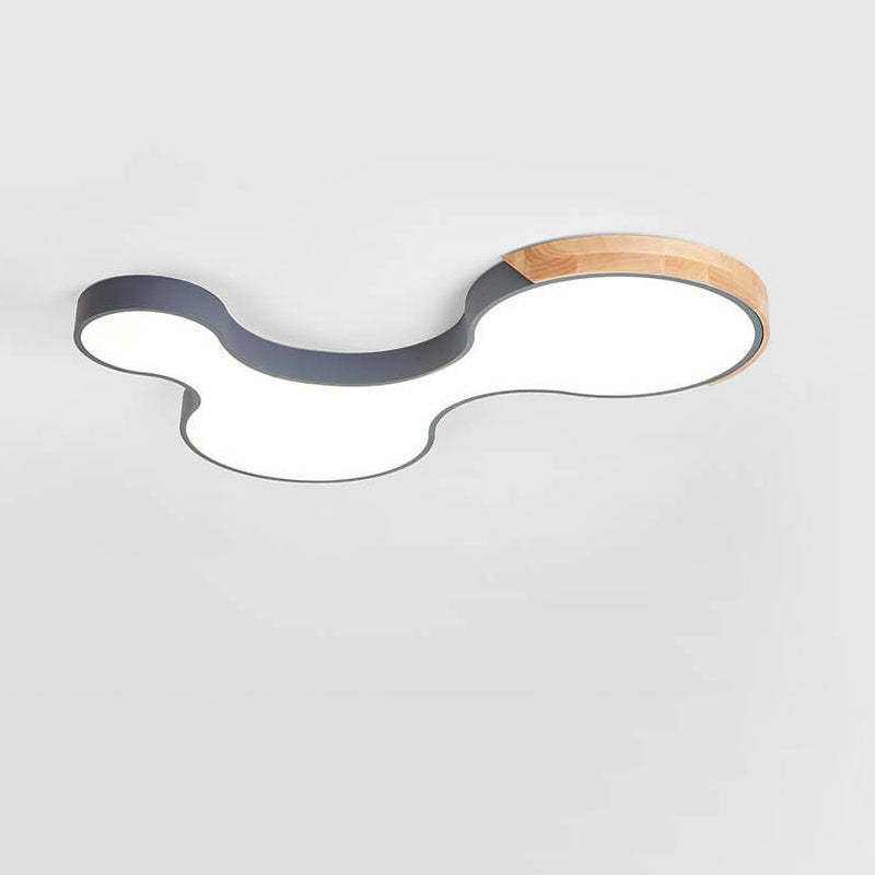 Nordic Macaron Block Clouds LED Flush Mount Light