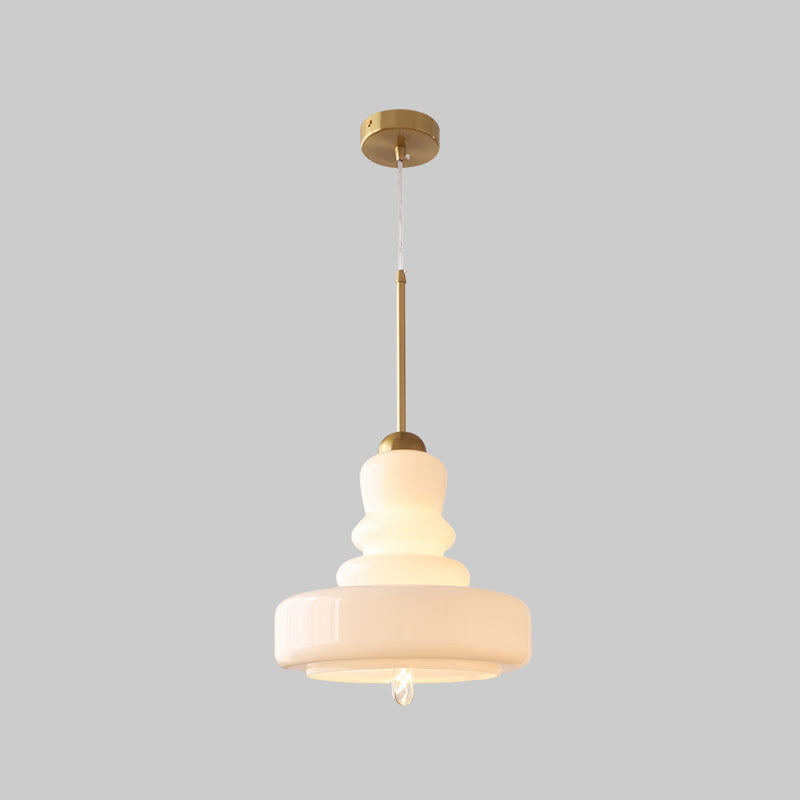 Modern Colorful Glass Gourd Pendant Light