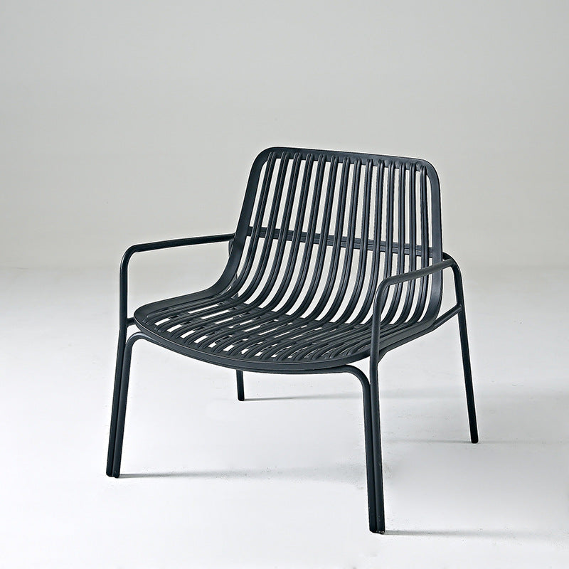 Nordic Rectangular Steel Armchair