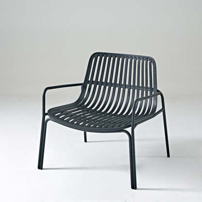 Nordic Rectangular Steel Armchair