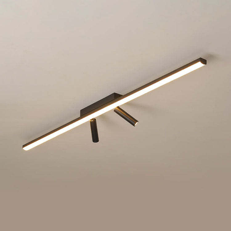 Nordic Acrylic Strip Track Spotlight LED Flush Ceiling Light