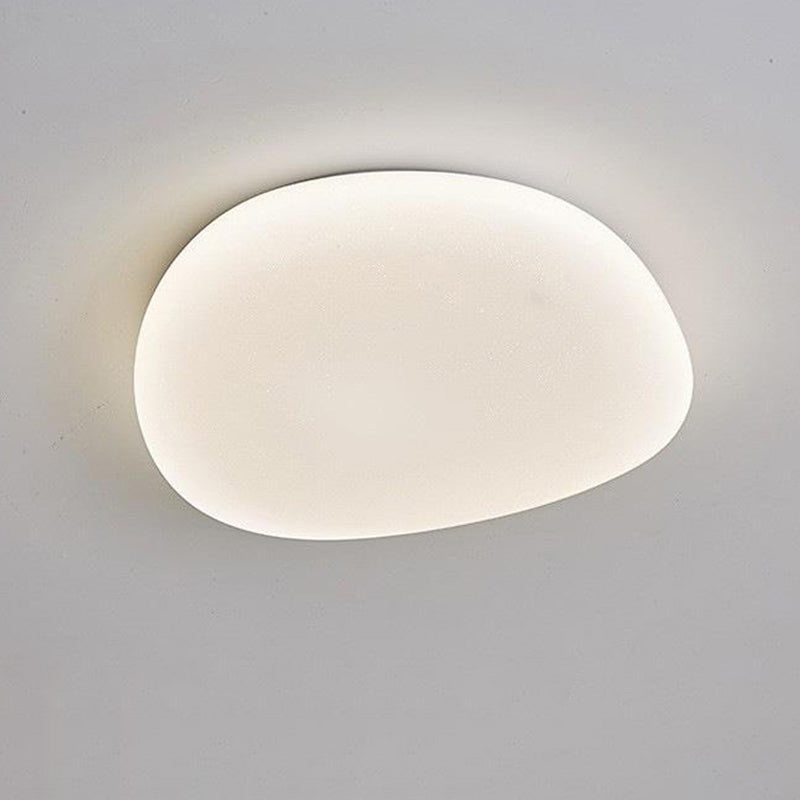 Minimalist Pebble Acrylic LED Flush Mount Light