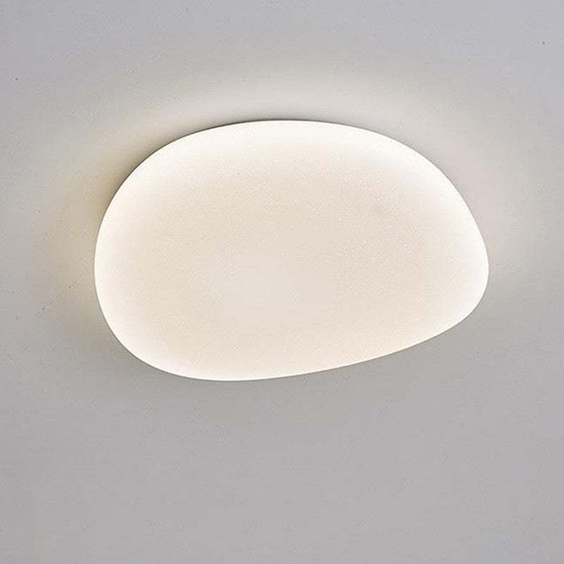 Minimalist Pebble Acrylic LED Flush Mount Light