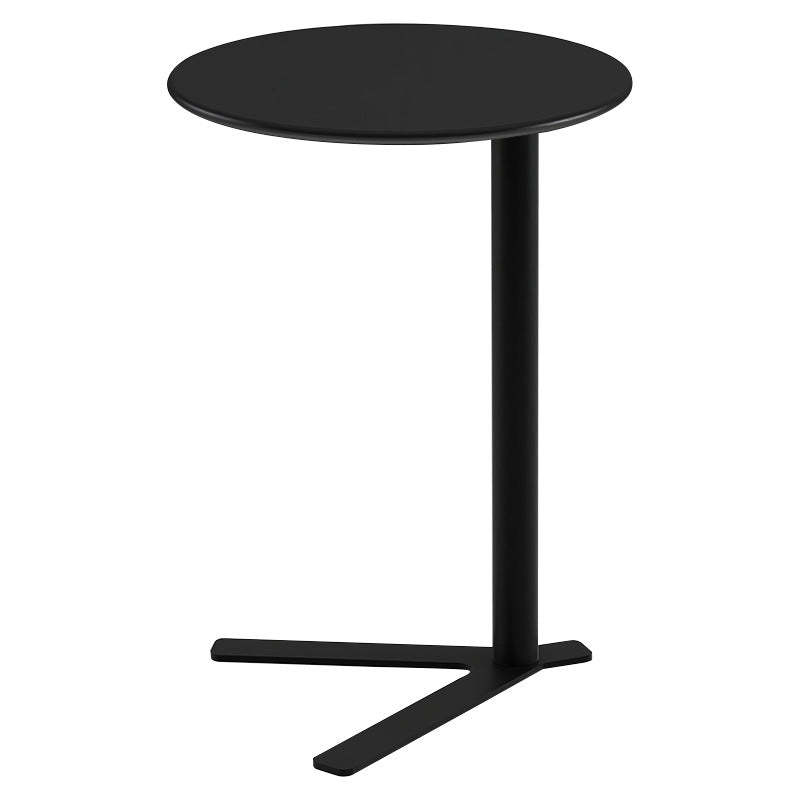 Scandinavian V-Base Iron End Table