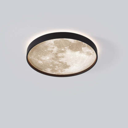 Nordic Moon Round LED Flush Mount Light