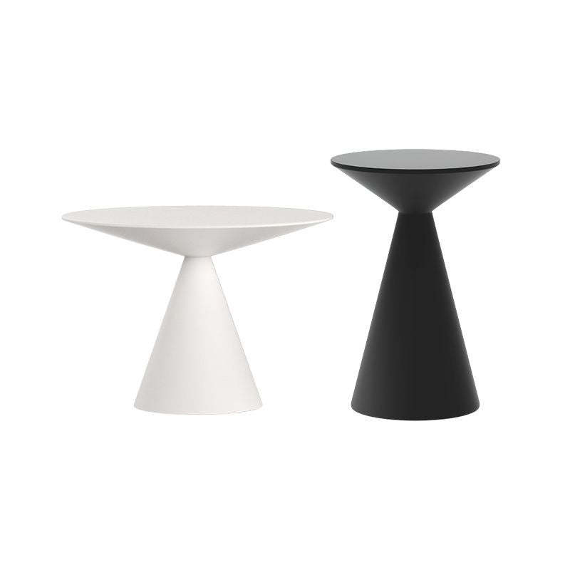 Minimalist Cone Aluminum End Table
