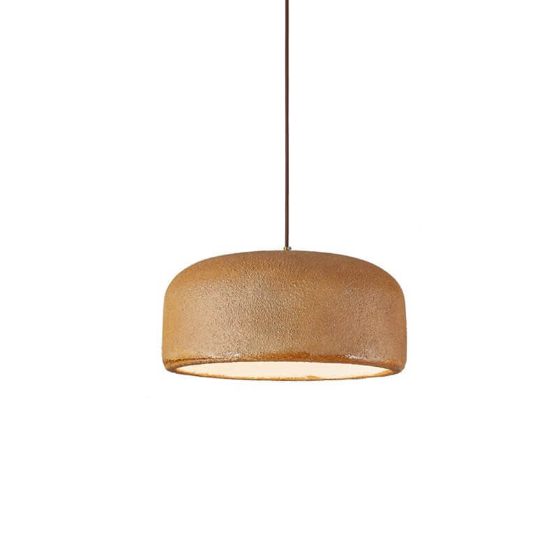 Japanese Matte Resin Dome Pendant Light