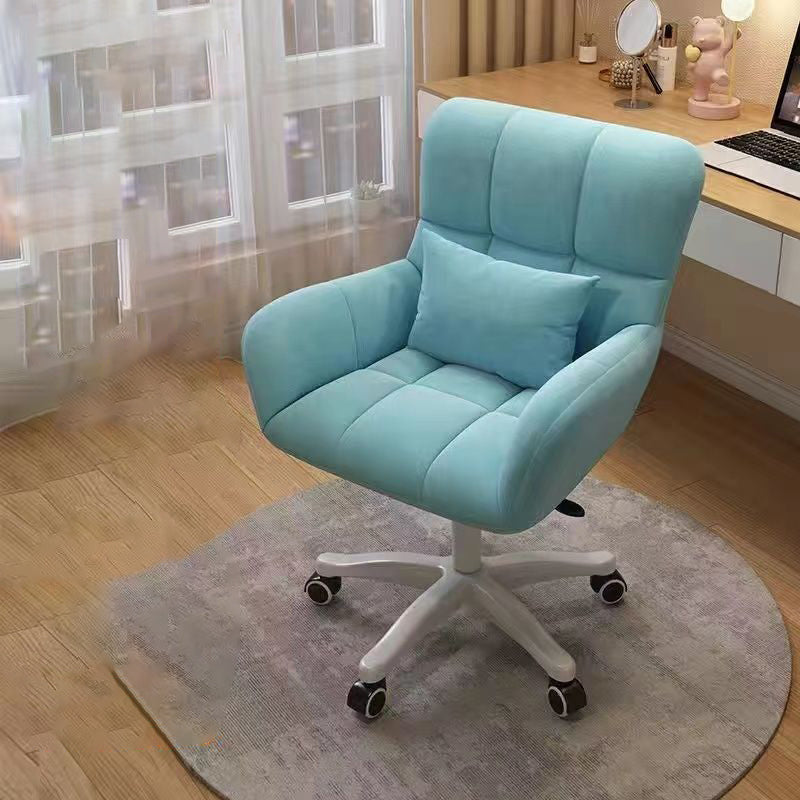 Minimalist Velvet Cotton Nylon Desk Chair