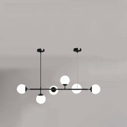 Nordic Colorful Orb Glass Island Chandelier