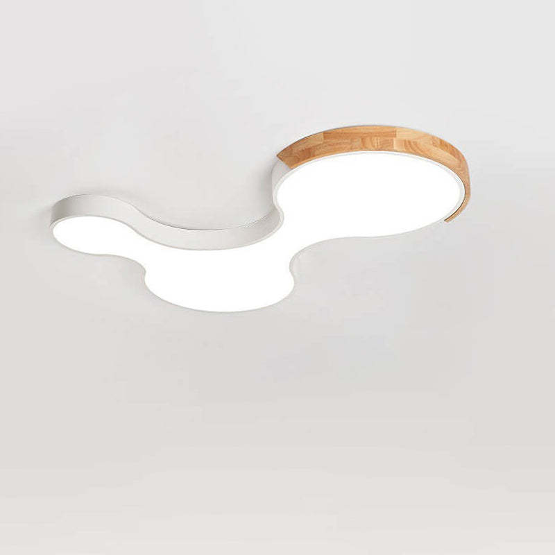 Nordic Macaron Block Clouds LED Flush Mount Light