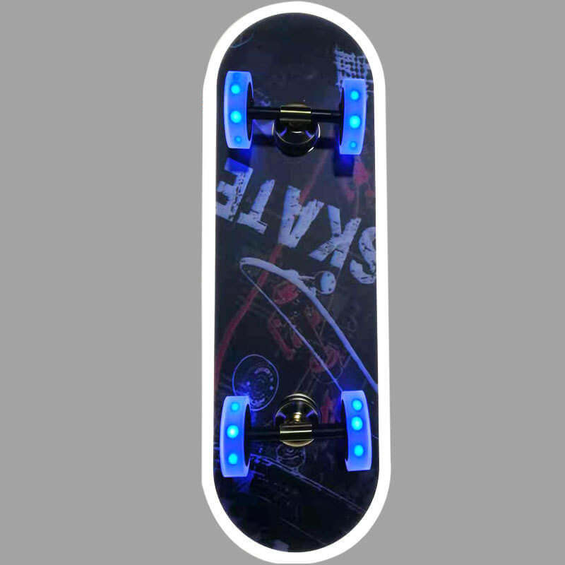 Cartoon Skateboard Acrylic LED Kids Flush Mount Light