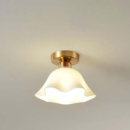 Scandinavian Iron Flower Diamond Light