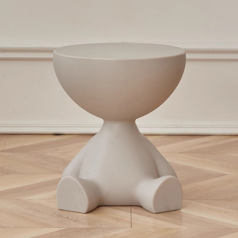Scandinavian Cartoon Bear Base End Table