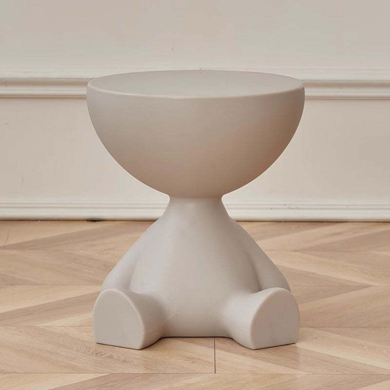 Scandinavian Cartoon Bear Base End Table