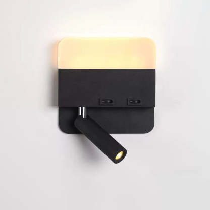 Minimalist Acrylic Aluminum LED Reading Sconce