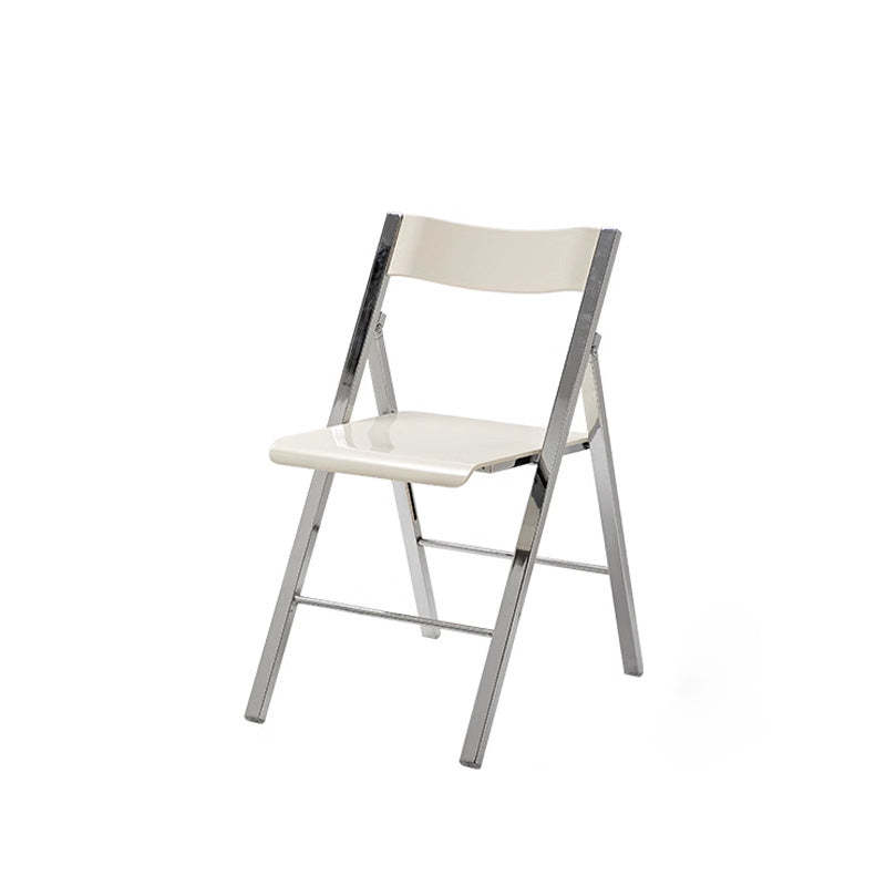 Nordic Acrylic Metal Foldable Dining Chair
