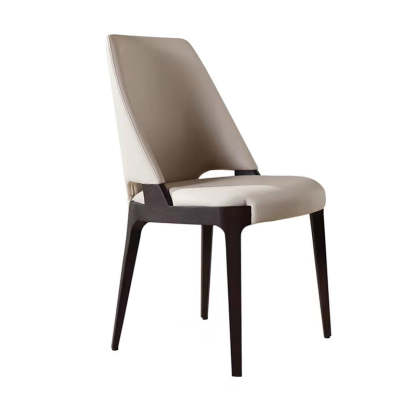 Microfiber Leather Upholstered Dining Chair