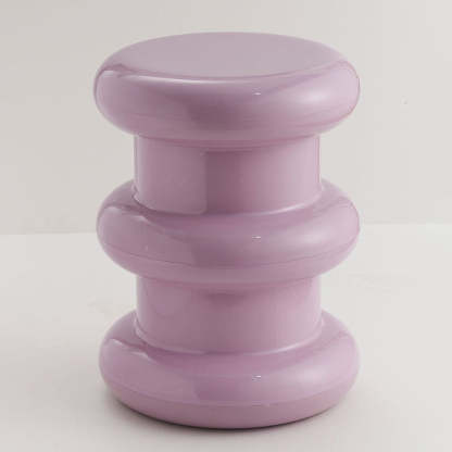 Scandinavian Acrylic Cylinder Vanity Stool