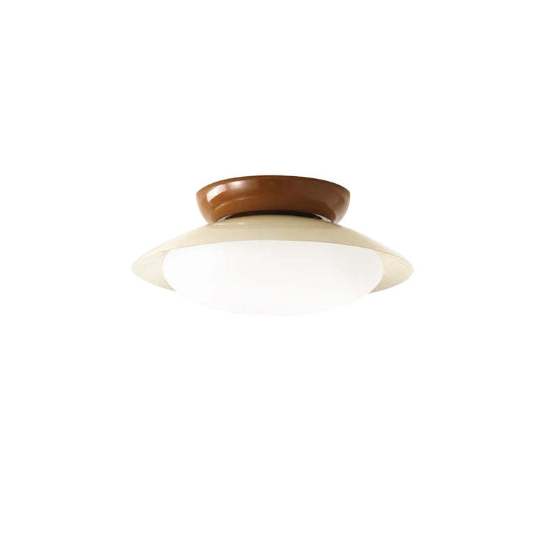 Scandinavian Macaron Semicircle Ceiling Light